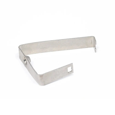 Bracket de sujeción de tubería de acero inoxidable de hardware CNC OEM con proceso de estampado personalizado