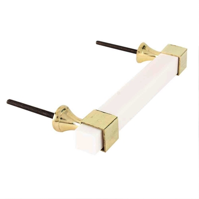 Moderno Europa estilo sencillo de lujo Resina de madera de metal de la puerta del gabinete del mando de la manija 128mm