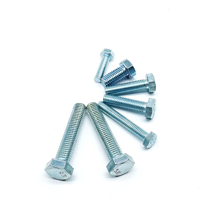 Grado métrico 8.8 DIN931 DIN933 Cerrojo hexagonal galvanizado de acero inoxidable