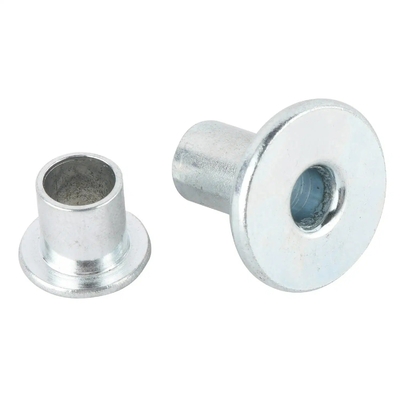 OEM CNC Hardware Parts Furniture Hardware Negro Galvanizado Rivet hueco estampado de acero inoxidable