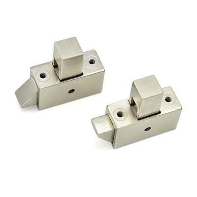 30 * 32 mm de aleación de zinc de resorte cargado bloqueo cerradura perno empujar para cerrar atrapar girar cerradura