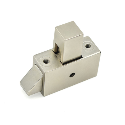 30 * 32 mm de aleación de zinc de resorte cargado bloqueo cerradura perno empujar para cerrar atrapar girar cerradura