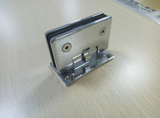 Piezas de hardware OEM CNC Latón pulido bisagra de ducha de lado único con acero inoxidable