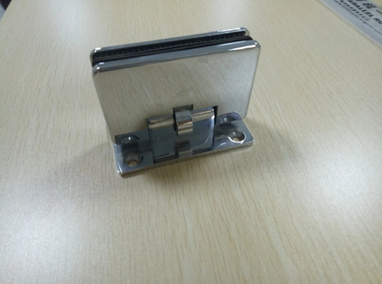 Piezas de hardware OEM CNC Latón pulido bisagra de ducha de lado único con acero inoxidable