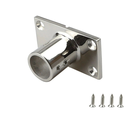 Partes de hardware OEM CNC Base de guía de acero inoxidable con accesorios de base rectangular