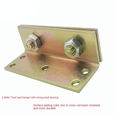 Especificaciones 83 * 24 * 2,8 mm Conjunto de ocho accesorios de herradura de hierro para la cama