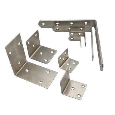 Bracket de esquina de metal de acero inoxidable de aluminio personalizado para productos de hardware de precisión