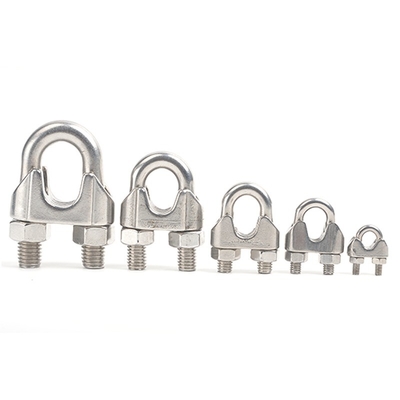 Clampada de cable de alambre de acero inoxidable estándar para sistemas de trellis