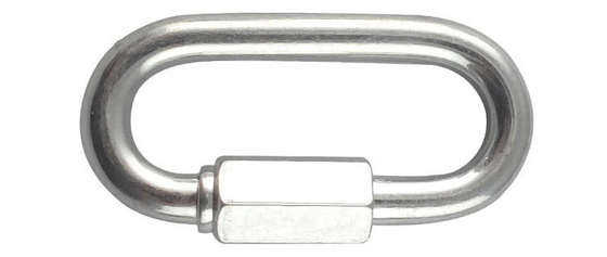 4mm 5mm 6mm Galvanizado Oval Enlace Rápido para el equipo de aparejo aceptable OEM