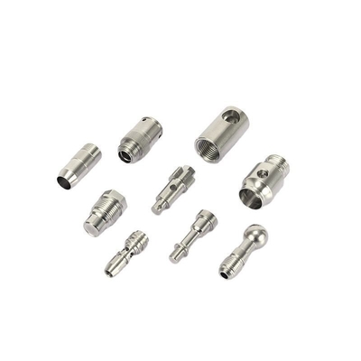 Tornos CNC de acero inoxidable de precisión de lecho plano