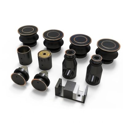 OEM CNC Hardware Parts Cabinets Acero inoxidable sin marco Puertas de ducha de vidrio corredizo