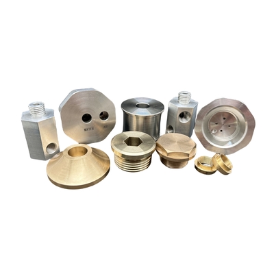 Micro mecanizado de acero inoxidable CNC de torsión de fresado de la parte XS-216-005