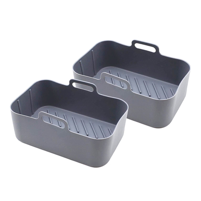 Cuadrado de grado alimenticio silicona forro para Ninjas Fritar doble aire Reutilizable y sin palillo