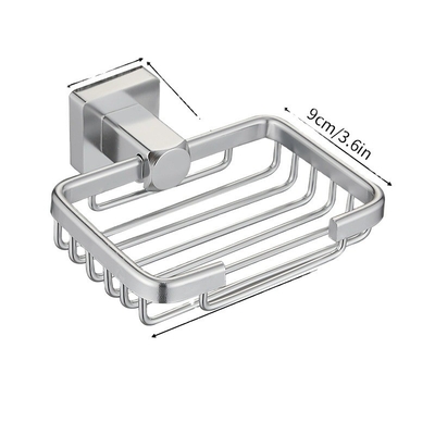 Accesorios de baño de acero inoxidable con instalación perforada y siete piezas