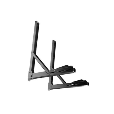Cuadro de apoyo triangular recubierto en polvo, montaje en la pared, estantería colgante para mesa de ordenador