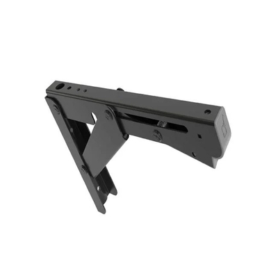 Cuadro de apoyo triangular recubierto en polvo, montaje en la pared, estantería colgante para mesa de ordenador