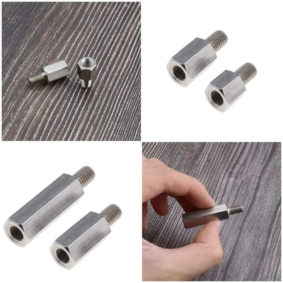 Partes de hardware CNC OEM Fijaciones hexadecimales de hilo de macho a hembra con excelente rendimiento