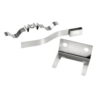 Partes OEM CNC de acero inoxidable Hardware de abrazaderas de acero pesado con proceso de estampado