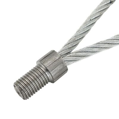 Componentes de hardware OEM CNC de acero inoxidable estampado para forjar anclajes de cabeza de bola para hardware de construcción