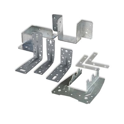Proceso de estampado Conectores de madera que sujetan la placa de soporte de ángulo para hardware CNC