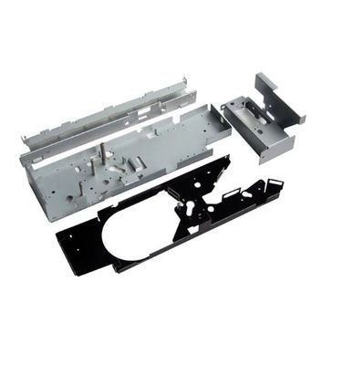 Componentes electrónicos personalizados de chapa metálica de acero inoxidable para estampado por inyección combinada