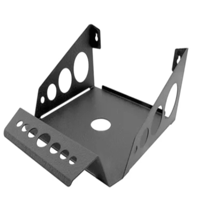 Estampado de aleación de aluminio a medida estructura de la puerta Fijación con material de acero inoxidable