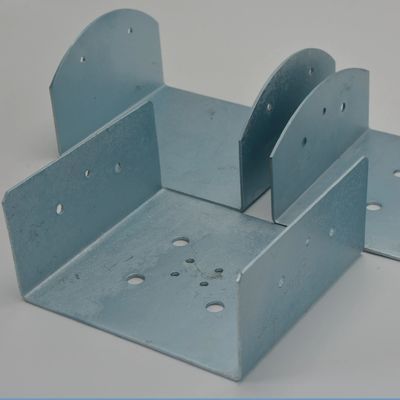 Componentes de hardware de acero inoxidable OEM CNC Conector de madera galvanizada Ángulo L Constructores de soporte de vigas de soporte