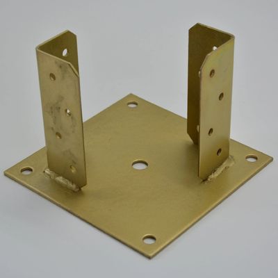 Componentes de hardware de acero inoxidable OEM CNC Conector de madera galvanizada Ángulo L Constructores de soporte de vigas de soporte