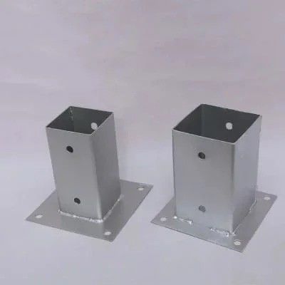 Productos de hardware de precisión Cercas de acero galvanizadas para cercas de postes de anclaje de tornillos con revestimiento