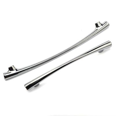 OEM CNC Hardware Parts Polished Chrome Arch Cabinet Pull con acero inoxidable estampado