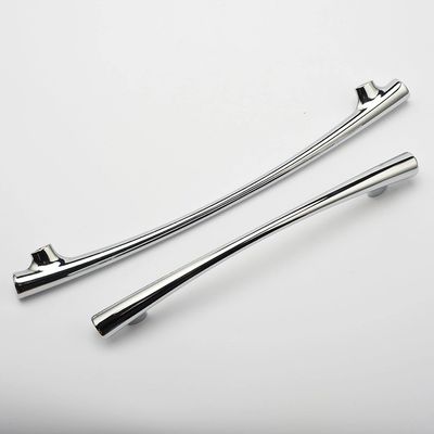 OEM CNC Hardware Parts Polished Chrome Arch Cabinet Pull con acero inoxidable estampado
