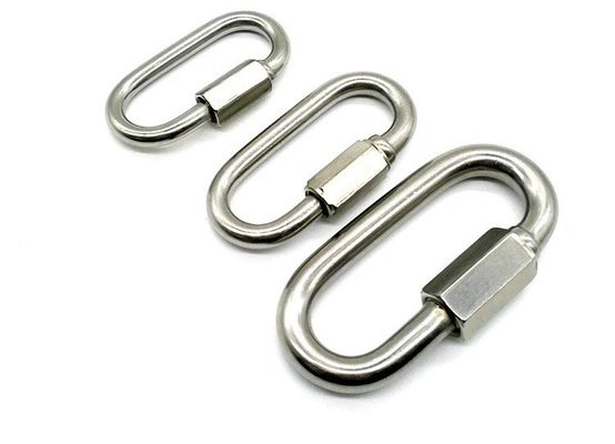 Proceso de estampado Remolque de acero inoxidable Cadenas de gancho de escalada de la hebilla del clip de la plataforma de hardware