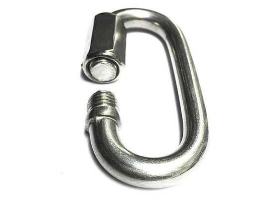 Proceso de estampado Remolque de acero inoxidable Cadenas de gancho de escalada de la hebilla del clip de la plataforma de hardware