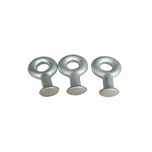 OEM CNC Hardware Parts Proceso de estampado Ojo de bola de acero galvanizado de carbono para alambre de polo
