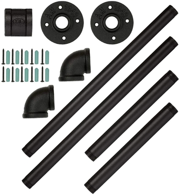 Portador de papel higiénico de acero inoxidable y estante montado en la pared para la funcionalidad del baño