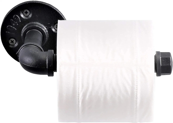 Portador de papel higiénico de acero inoxidable y estante montado en la pared para la funcionalidad del baño