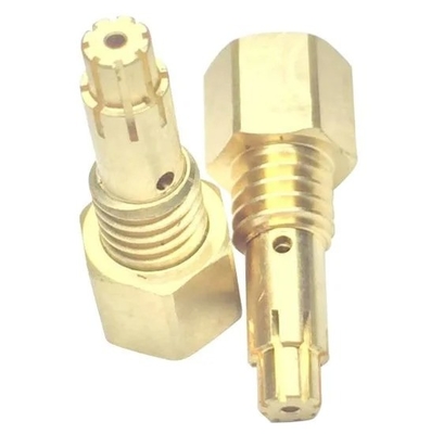 Componentes de hardware OEM CNC Conectores de latón mecanizados personalizados con proceso de estampado