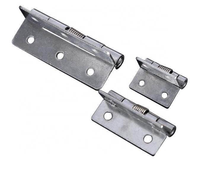 Hinge de trasero de hierro doble de resorte cargado para el gabinete de accesorios de hardware de acero inoxidable