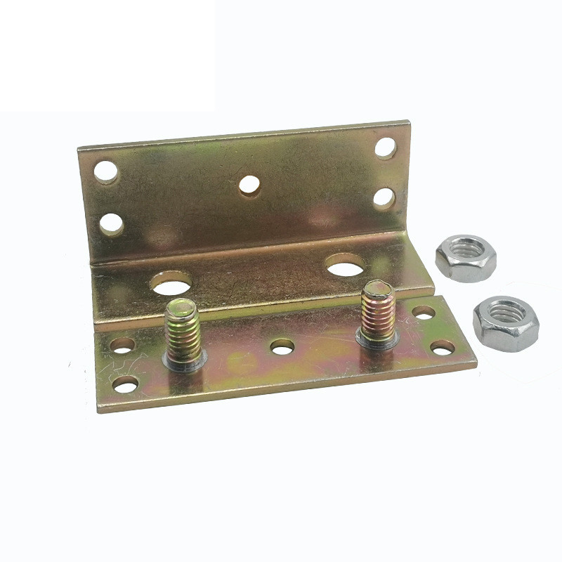 Especificaciones 83 * 24 * 2,8 mm Conjunto de ocho accesorios de herradura de hierro para la cama