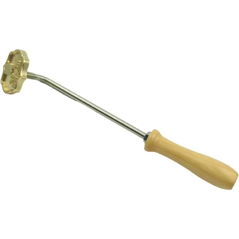 Estampilla de hierro de marca de madera para la explosión de piezas CNC MetalXS-214-004