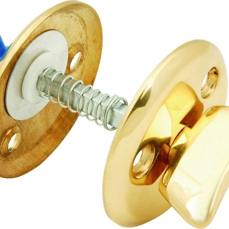 Partes de hardware CNC de acero inoxidable OEM para el proceso de estampación de hardware de cerradura de puertas de latón