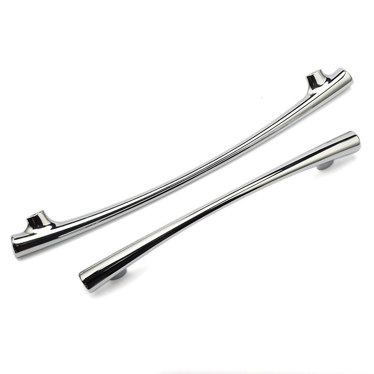 OEM CNC Hardware Parts Polished Chrome Arch Cabinet Pull con acero inoxidable estampado