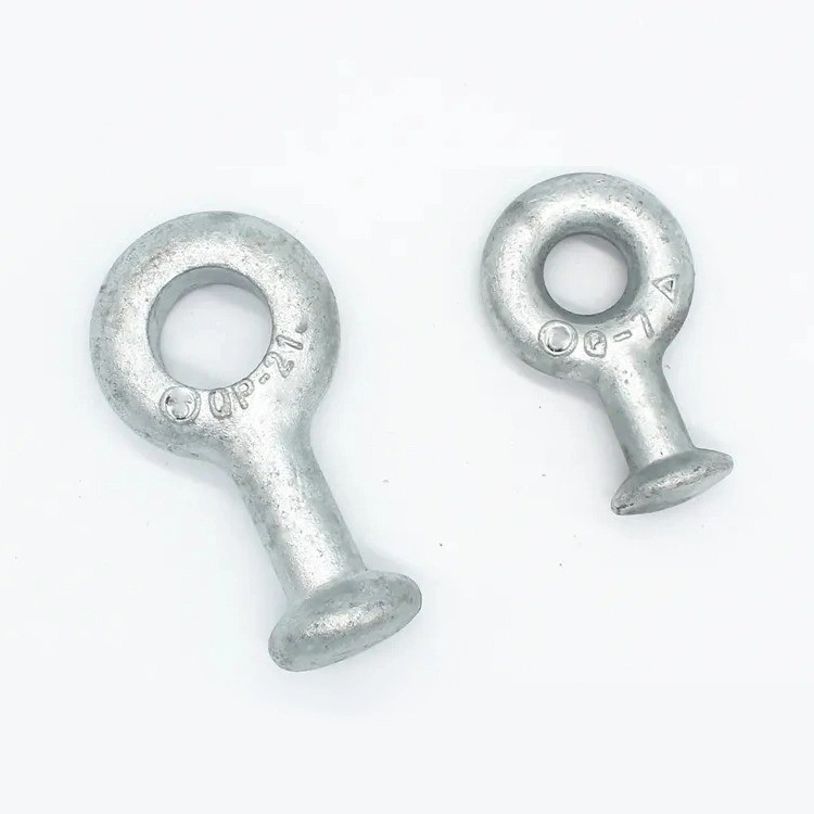 OEM CNC Hardware Parts Proceso de estampado Ojo de bola de acero galvanizado de carbono para alambre de polo