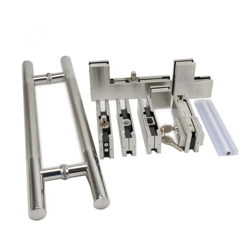 Componentes de hardware CNC OEM Accesorios de puertas con bisagra de ducha de cristal de acero inoxidable